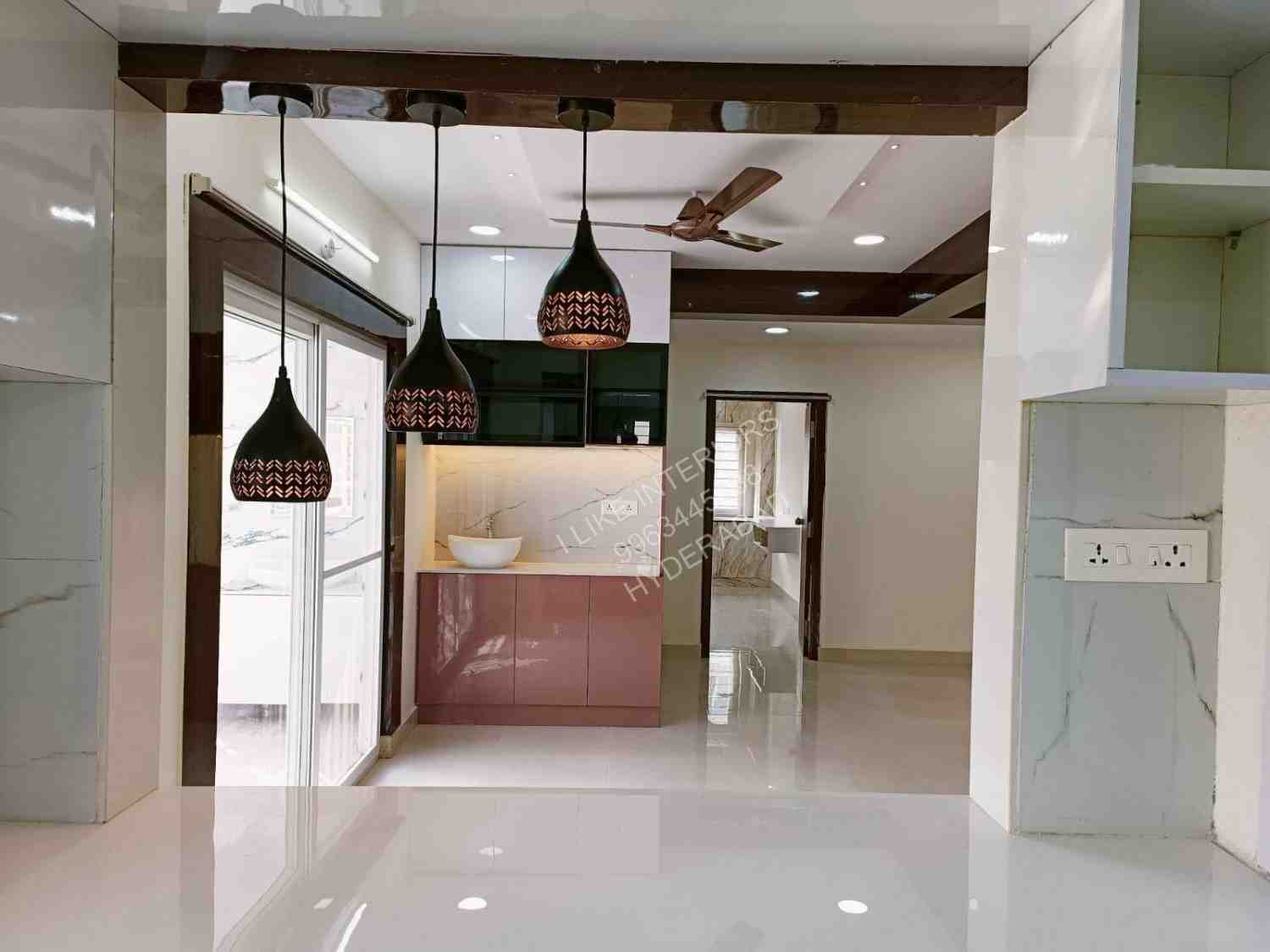 3BHK Interior Design of Ramky One Galaxia